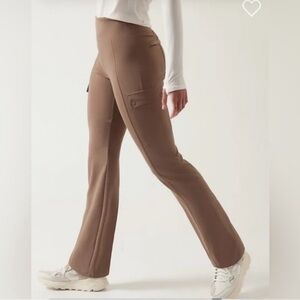 Athleta Delaney pant rustic beige size large